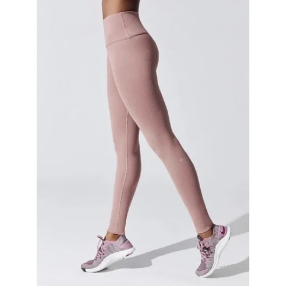ALO Yoga Pants - Alo Yoga High Waist Airbrush Leggings in Smoky Quartz